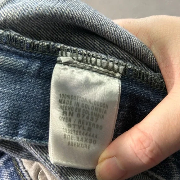 Ralph Lauren Ashmore Mens Jeans 34x30 Straight Leg Denim Classic Heritage - Picture 4 of 6